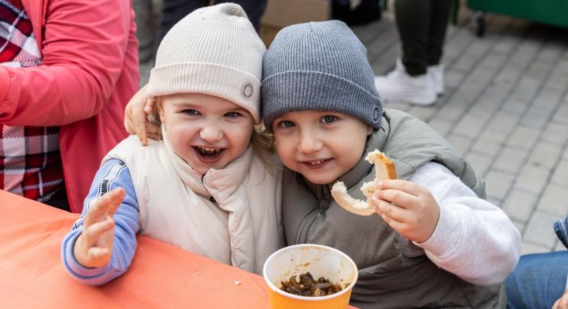 Bográcsba zárták az ősz ízeit: siitake is rotyogott az üstben