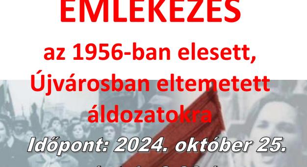 Megemlékezés az Újvárosi temetőben