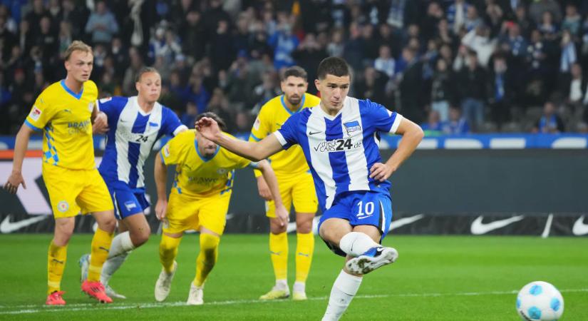 2. Bundesliga: Szabó góljával vezetett, de kikapott a Herthától a Braunschweig – videóval