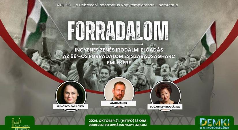 Az 1956-os forradalom és szabadságharcra emlékeznek Debrecenben