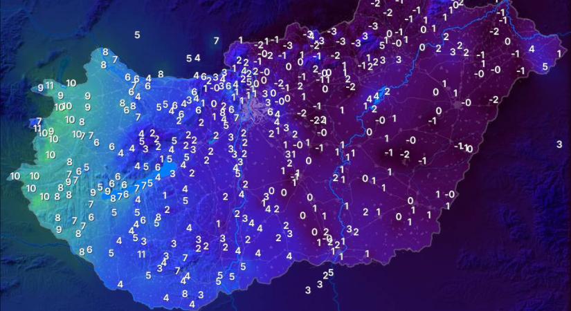 Fagyosan indult a hétvége a fél országban, volt, ahol már -3 fokot mértek