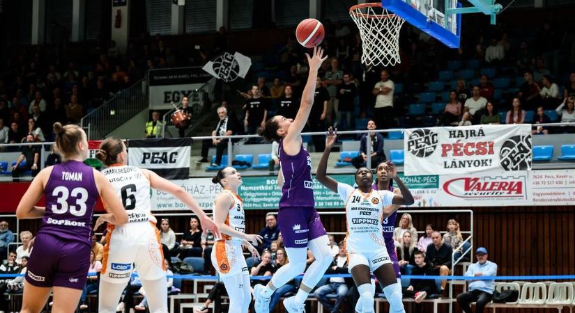 NB I – Három ponttal kikapott Pécsen a Sopron Basket