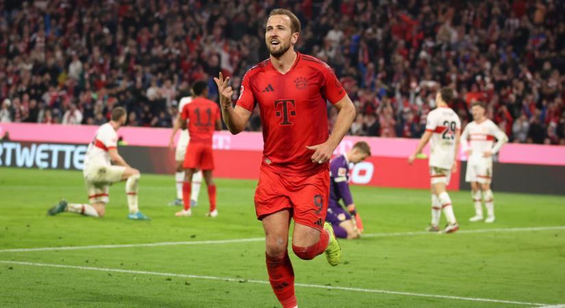 Bundesliga: Harry Kane vezérletével a második félidőben kiütötte a Stuttgartot a Bayern! – videóval