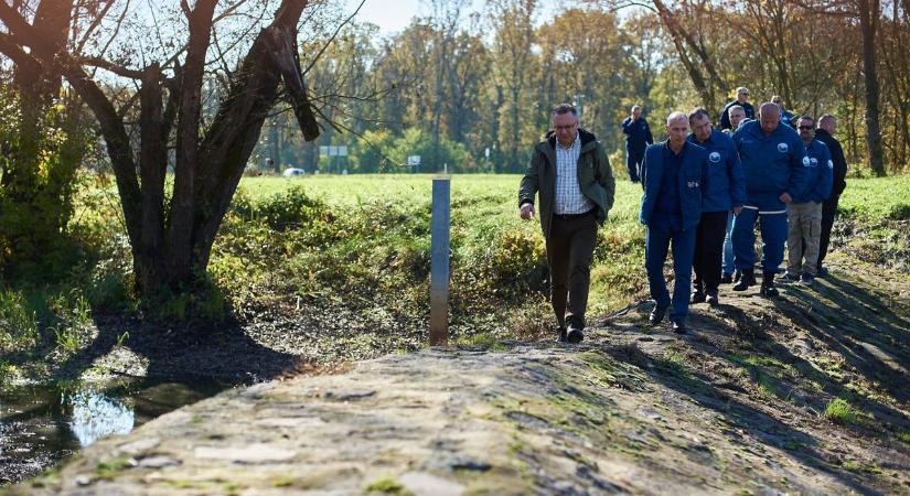 Vízügyi védművek szemléje a Beregben – vízből se túl sok, se túl kevés ne legyen!