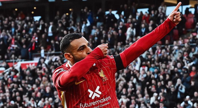 Salah újabb rekord felé tart – rangadót nyert a Liverpool