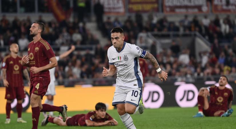 Serie A: Lautaro Martínez góljával győzte le idegenben az AS Romát az Inter – videóval