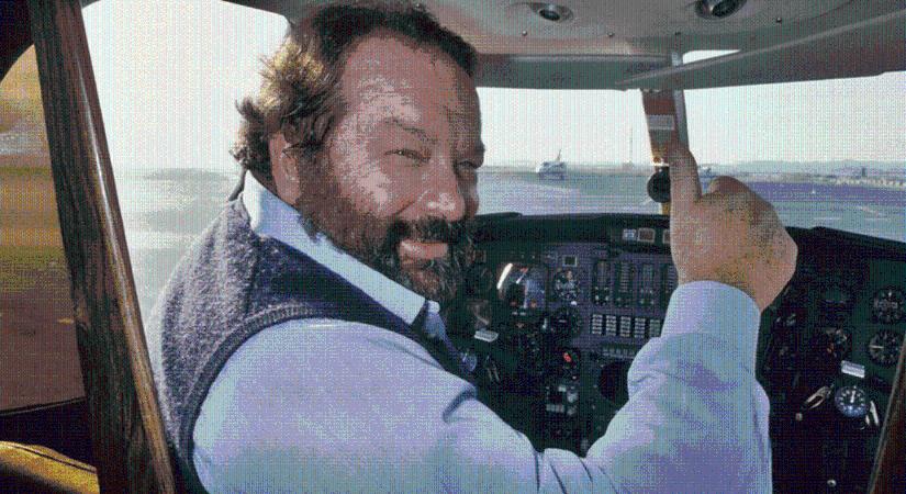 Tudta? Bud Spencer képzett gyakorló helikopter és repülőgép pilóta is volt