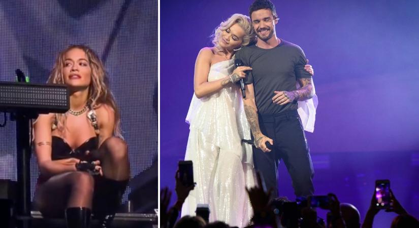 Keserves sírásban tört ki a színpadon Rita Ora, Liam Payne halála miatt