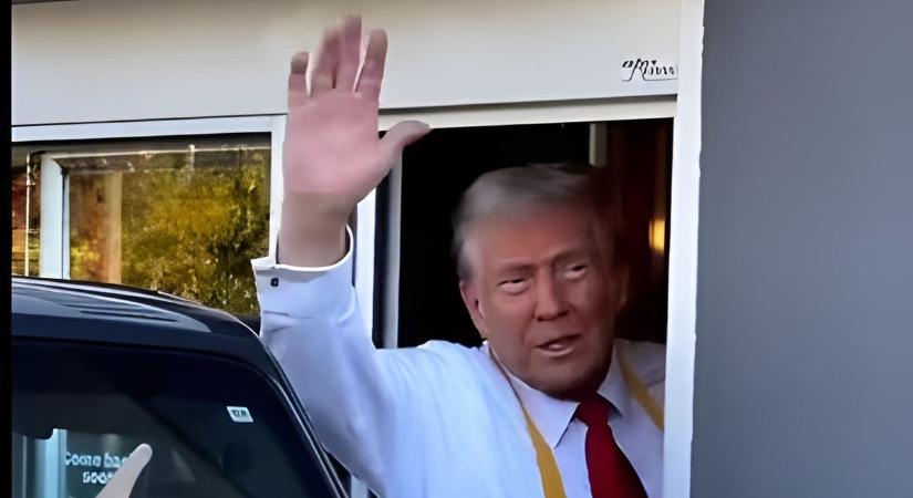 „Munkát keresek” – mondta Donald Trump, fel is vették a McDonald's-ba (Videó)