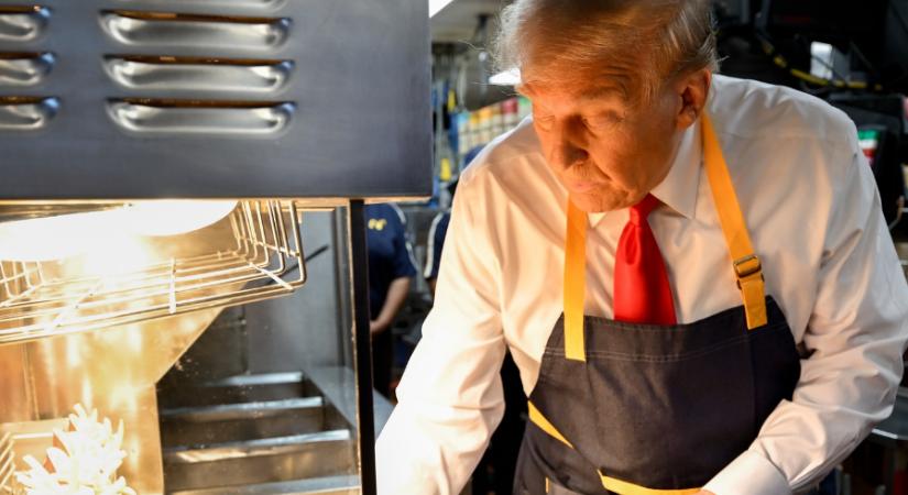 McDonald'sba állt be dolgozni Donald Trump