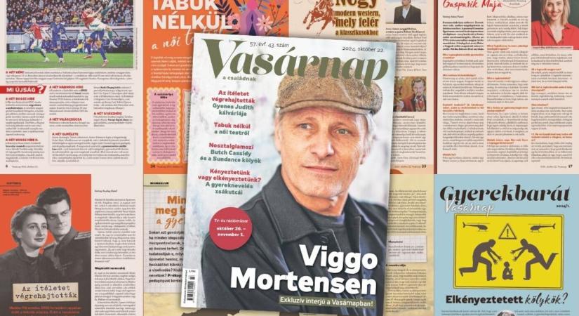 Interjú Viggo Mortensennel és Mamaklub melléklet a friss Vasárnapban!