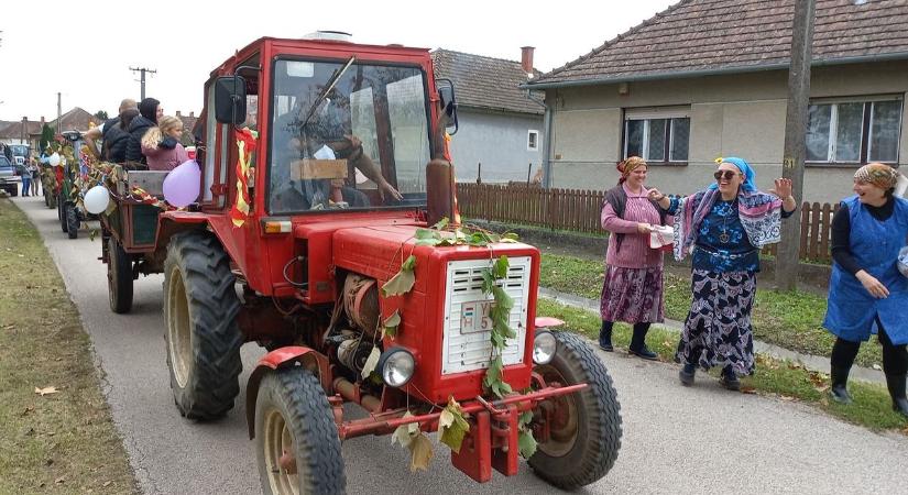 Szüreti felvonulás Csömödérben