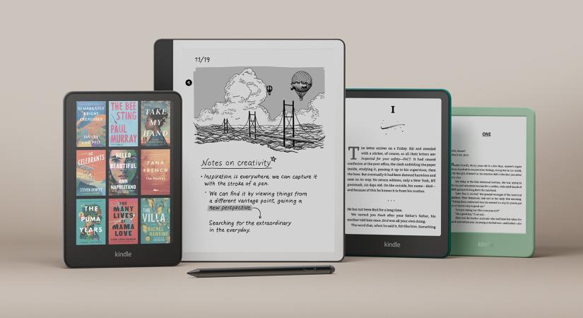 Frissült a Kindle termékcsalád, megjelent az első színes kijelzős modell