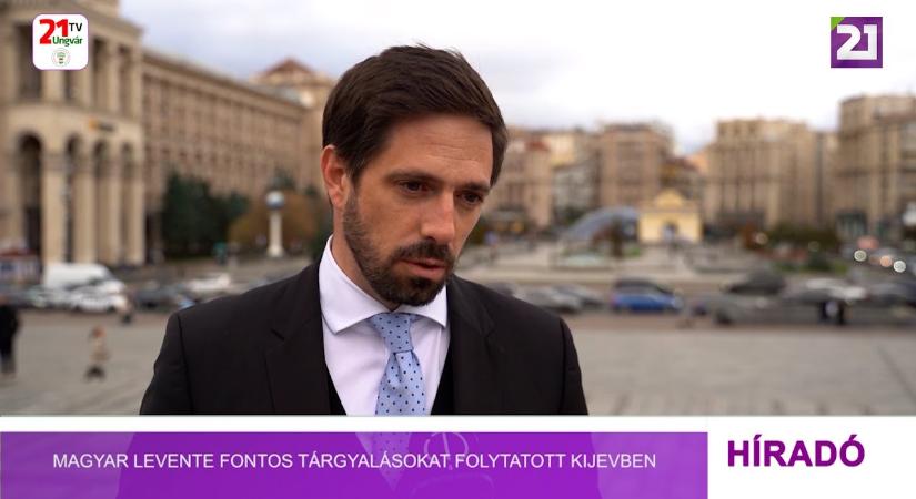 Magyar Levente fontos tárgyalásokat folytatott Kijevben (videó)