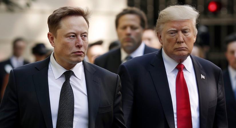 Elon Musk sajátos módon támogatja Donald Trump kampányát