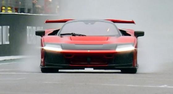 Megmutatta versenypályán is magát a vadonatúj Ferrari F80