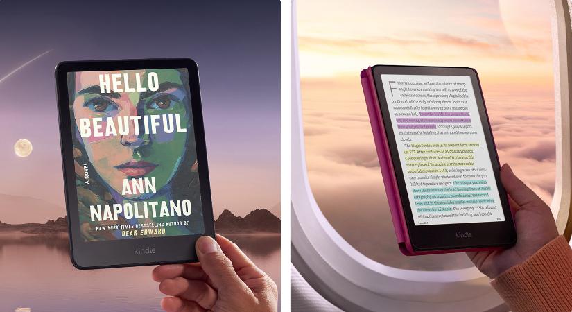 Az Amazon bemutatta az első színes Kindle e-olvasóját