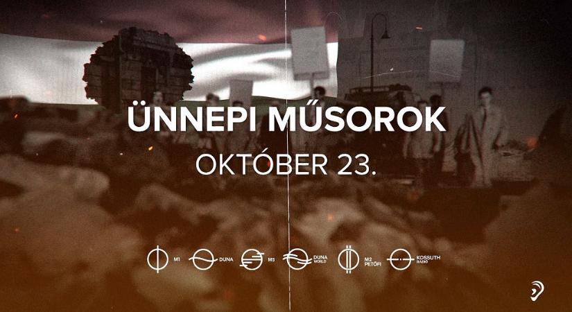 Október 23.: az 1956-os hősöknek állít emléket műsoraival a közmédia