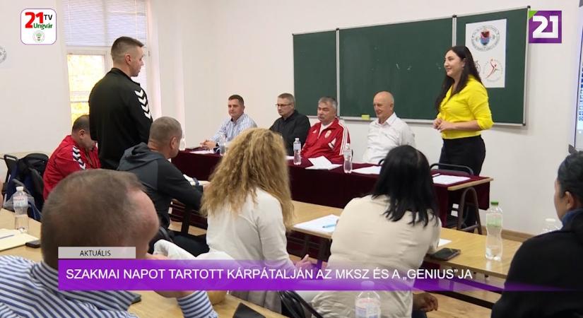 Aktuális (2024.10.22) Szakmai napot tartott Kárpátalján az MKSZ és a „GENIUS”JA (videó)