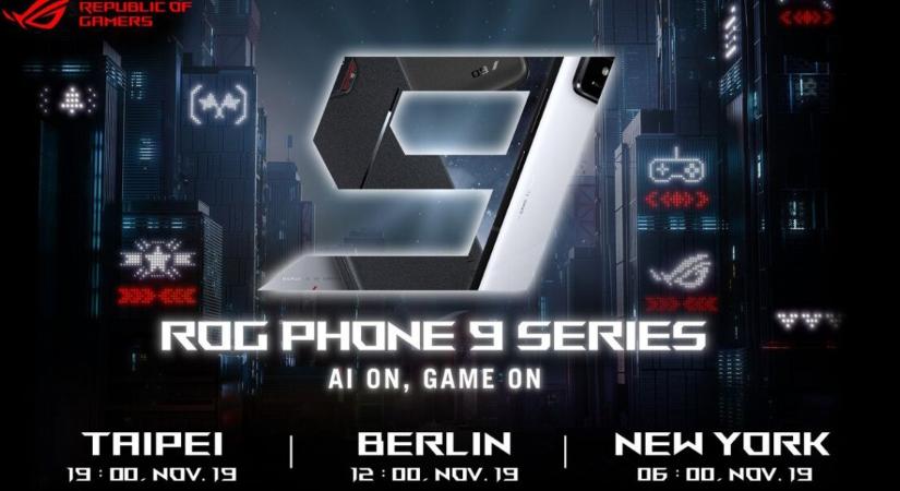 Egy hónap múlva érkezik az Asus ROG Phone 9