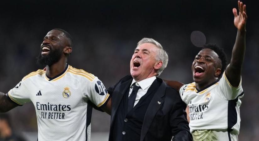 Ancelotti fecsegett: a triplázó Vinícius jövője volt a téma  videó