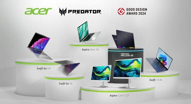 A Japan's Good Design Awards-on díjazták az Acer és a Predator PC-ket