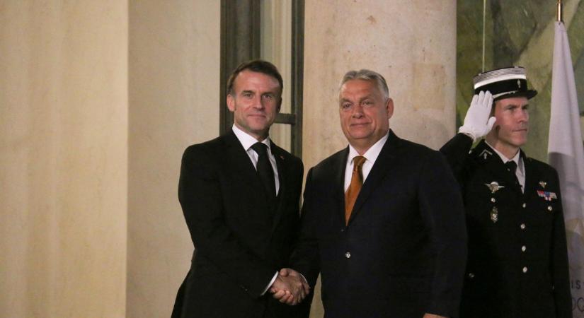 Megszólalt Emmanuel Macron, miután Orbán Viktorral találkozott