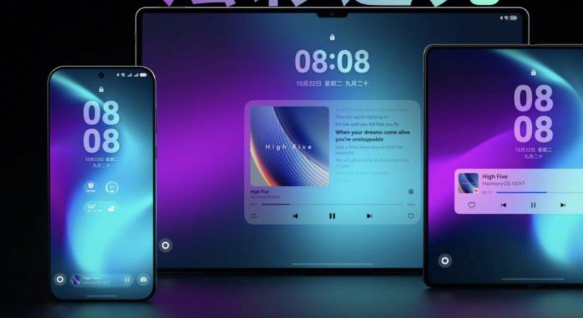 Itt a HarmonyOS Next, a Huawei Android-mentes új rendszere