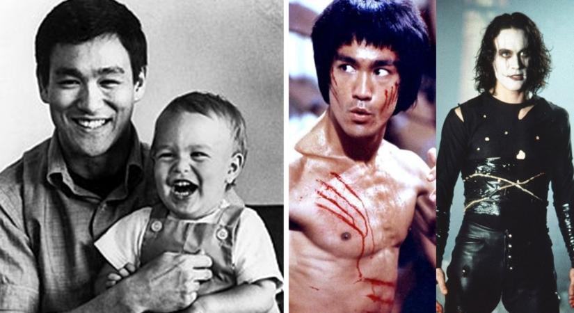 Átok ült a Lee családon? Bruce Lee és fia, Brandon Lee élete is tragikus véget ért