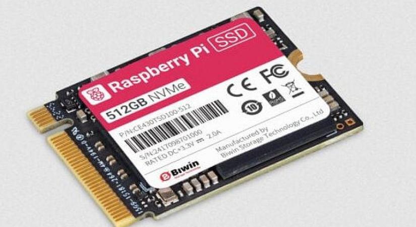 Sajátmárkás SSD-meghajtókat jelentett be a Raspberry Pi