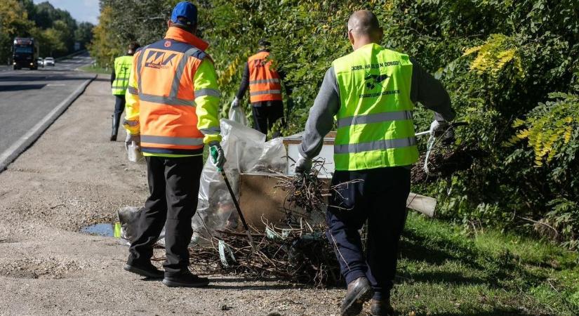 Éles lőszert találtak a szeméthalmok között a közutasok