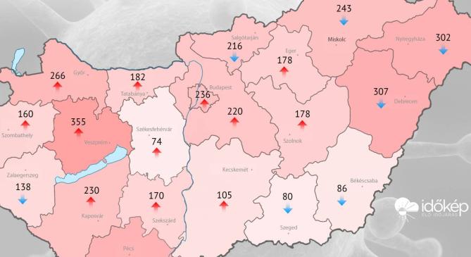 Túl vagyunk az ősz közepén, így újra frissül influenzatérképünk