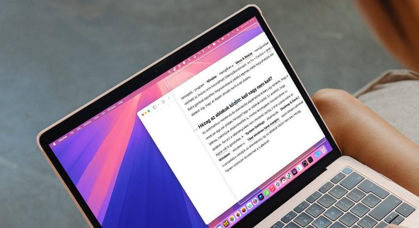 Ablakok rögzített méretezése macOS Sequoia alatt