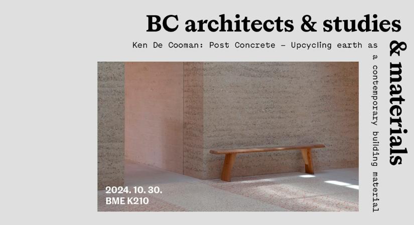 Post Concrete – Upcycling earth as a contemporary building material