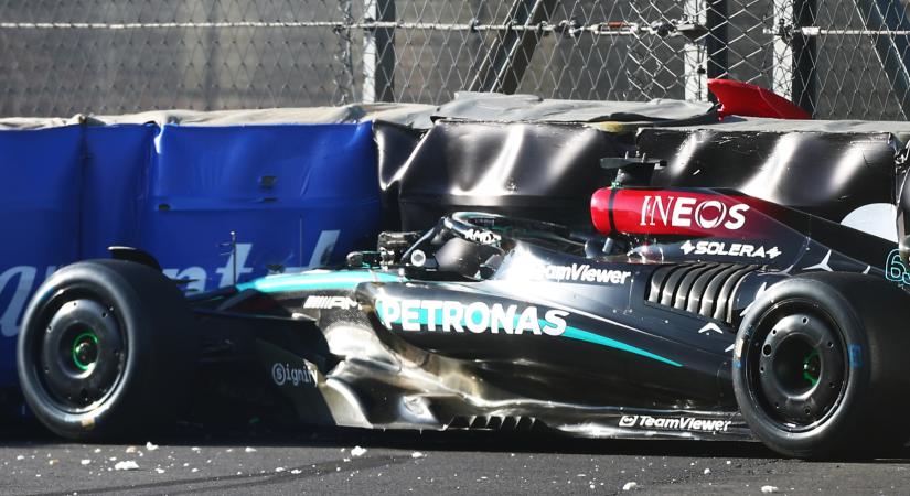 F1: A törések miatt kezd kiürülni a kassza a Mercedesnél