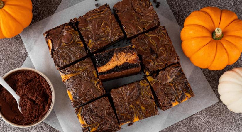 Pumpkin spice brownie: ettől lesz tökéletes az ősz legfinomabb desszertje