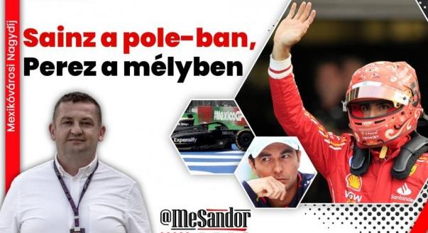 Sainz a pole-ban, Perez a mélyben