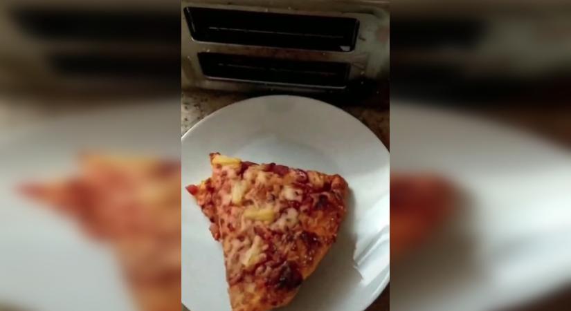 Életmentő praktika a TikTok-ról: soha többet nem fogsz kidobni maradék pizzát