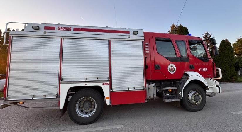 Benzinkúton csaptak fel a lángok Görbeháza közelében