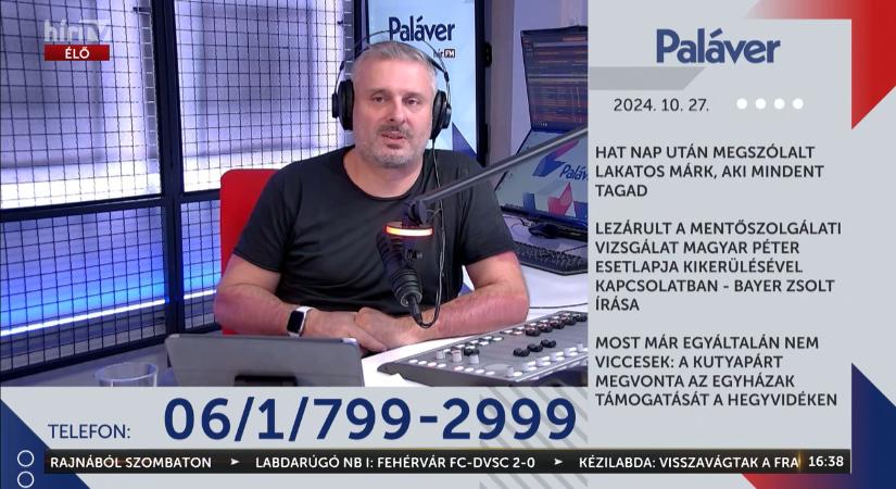 Paláver: Hat nap után megszólalt Lakatos Márk, aki mindent tagad  videó