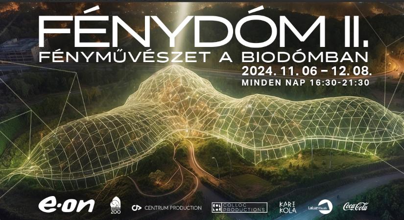 FÉNYDÓM 2. – Fényművészet a Biodómban