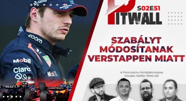 Pitwall: Jön az újabb Verstappen-szabály?