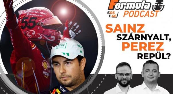 Podcast: Sainz szárnyalt, Perez repül?