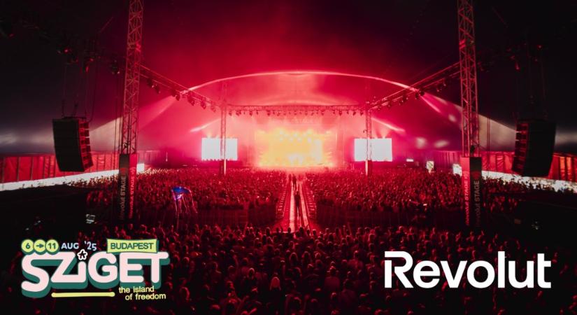 Hosszabbított a Revolut és a Sziget Fesztivál