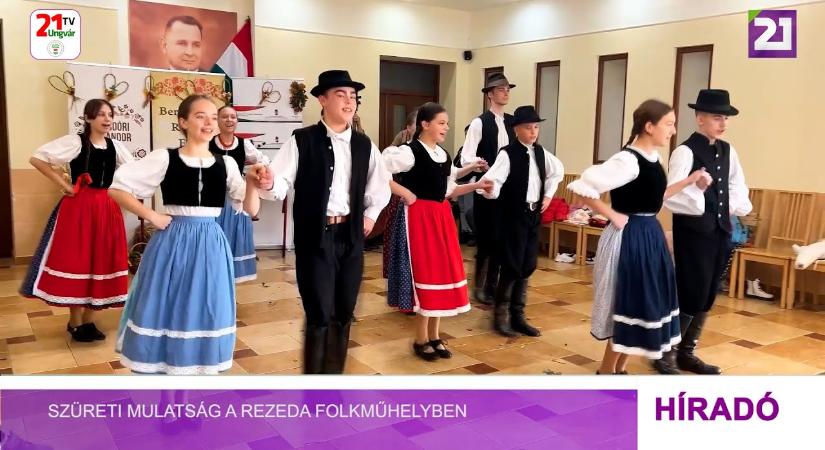 Szüreti mulatság a Rezeda Folkműhelyben (videó)