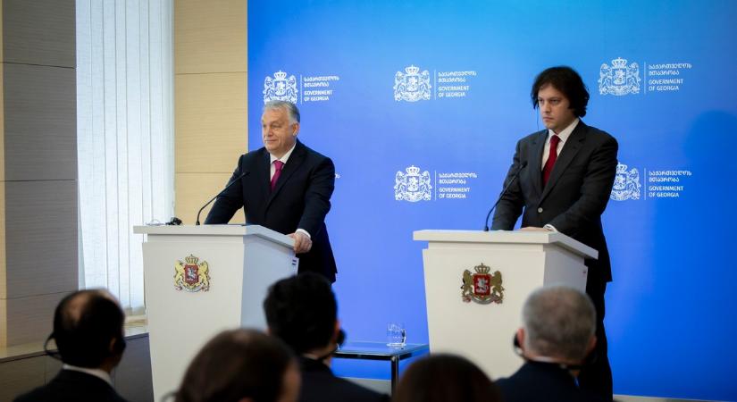 Bekiabáltak Orbán Viktornak, botrányba fulladt a grúziai látogatás – videók