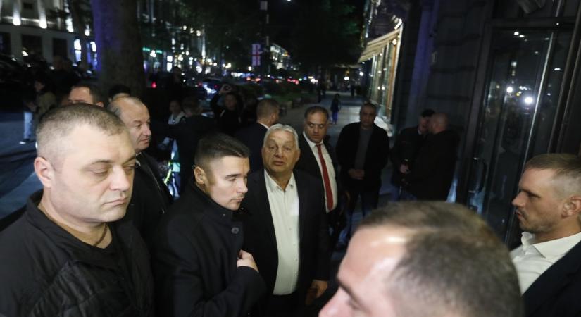 Rémálom lehetett Orbán Viktor testőreinek a grúz káosz