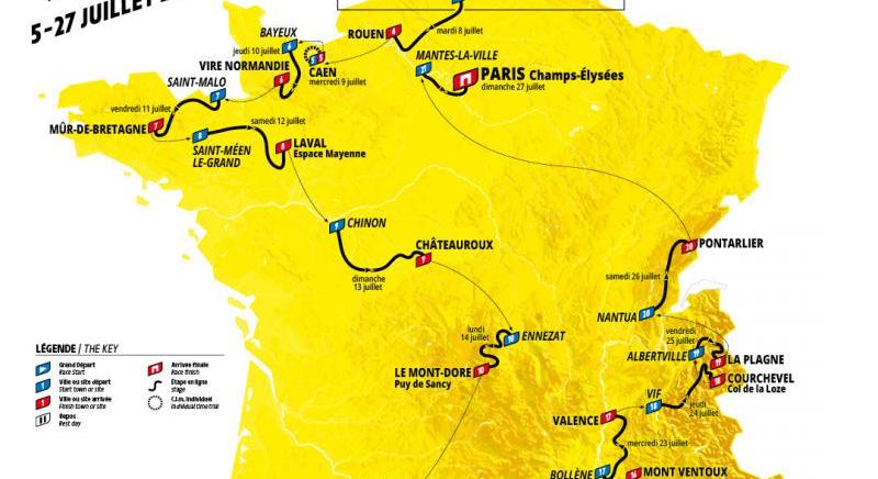 Hat hegyi befutó és egy hegyi időfutam is vár jövőre a Tour de France mezőnyére