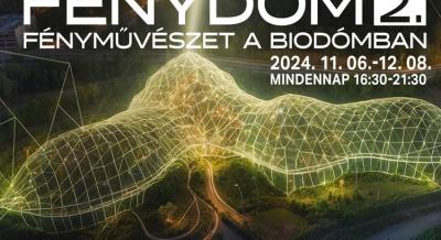 Fényművészet a Biodómban, 2024. november 6 - december 8.