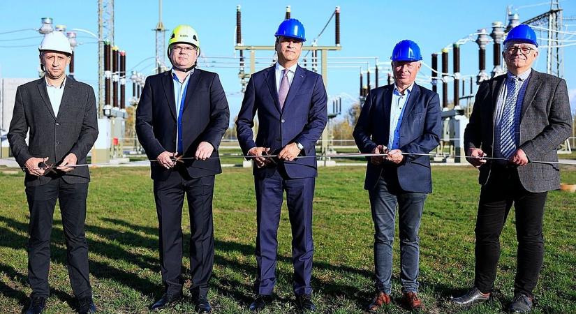 A megnövekedett energiaigényt szolgálja ki az áramszolgáltató új alállomása Soltvadkerten